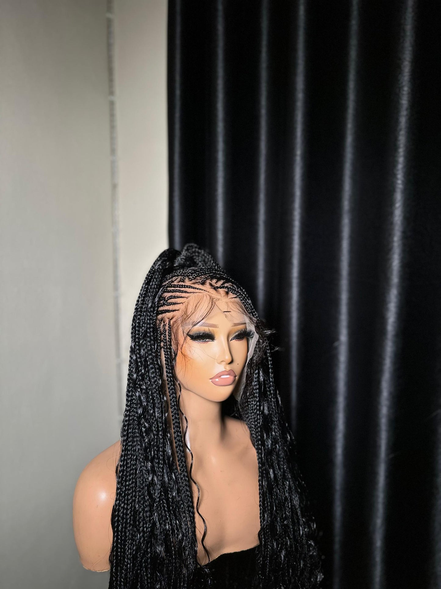 Cornrow boho braids