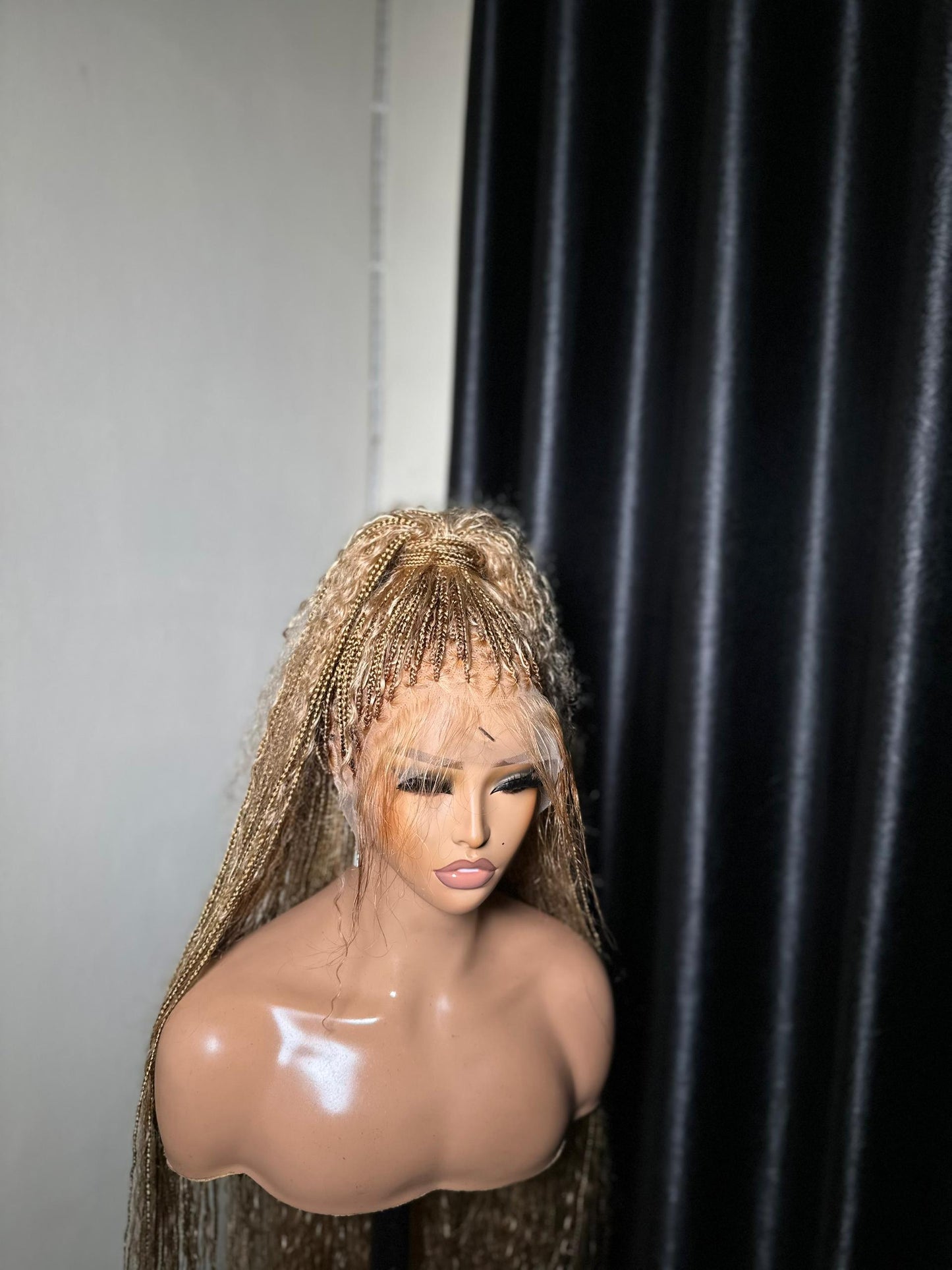 Long boho with human hair curls